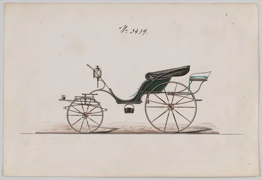Design for Pony Phaeton, no. 3439