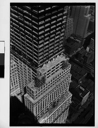 [Chrysler Building Construction Site, From Roof of Chanin Building, New York City]