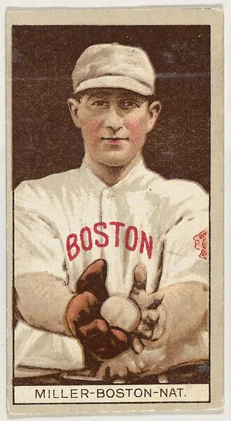Ray Miller, Boston, National League, from the Brown Background series (T207) for the American Tobacco Company — American Tobacco Company
