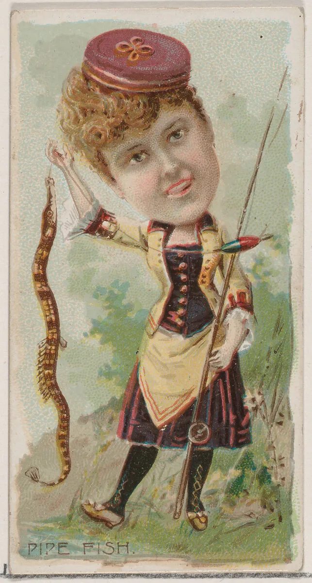 Pipe Fish, from the series Fishers and Fish (N74) for Duke brand cigarettes — W. Duke, Sons & Co.|Knapp & Company