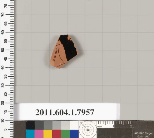 Terracotta fragment of a kylix (drinking cup)