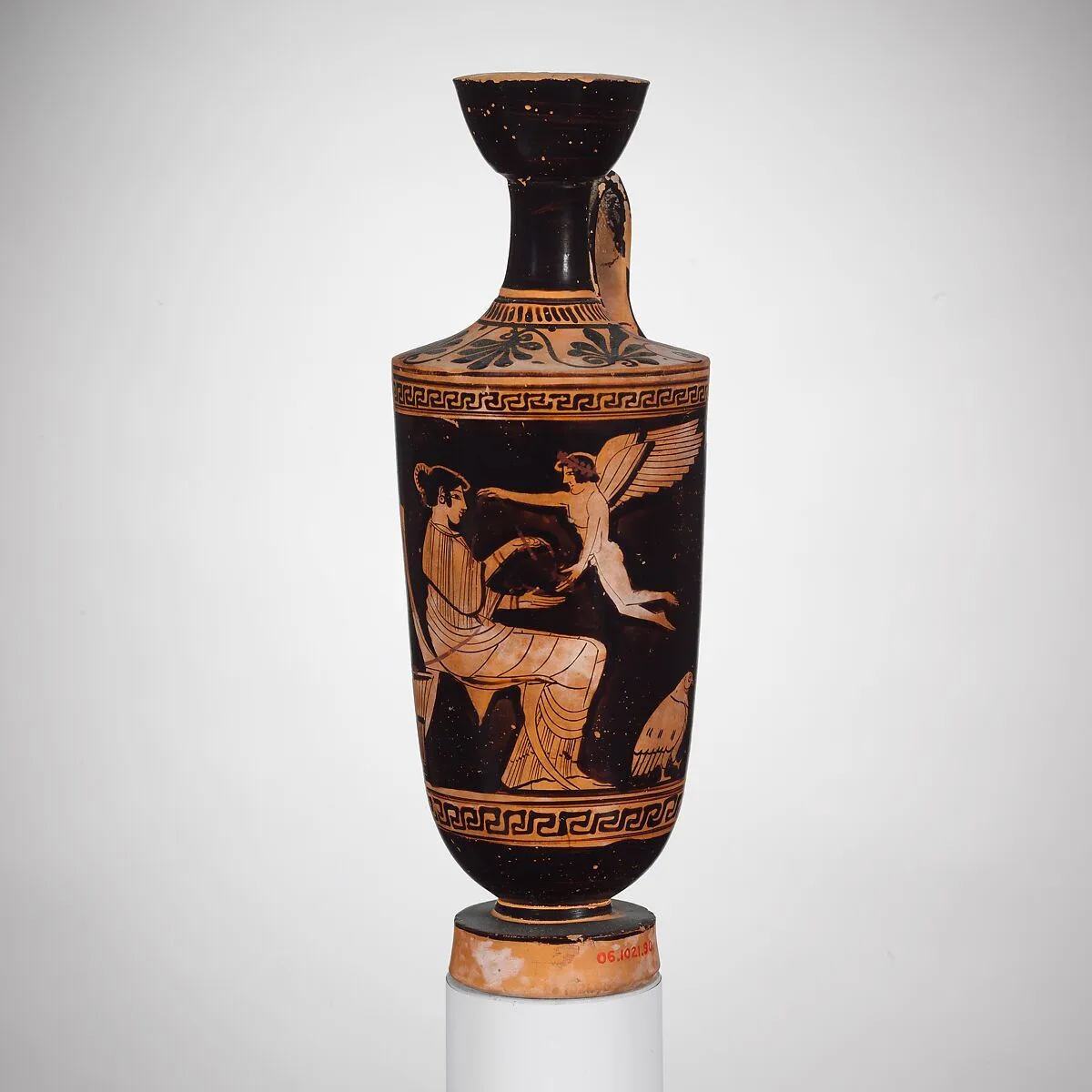 Terracotta lekythos (oil jar) — Bowdoin Painter