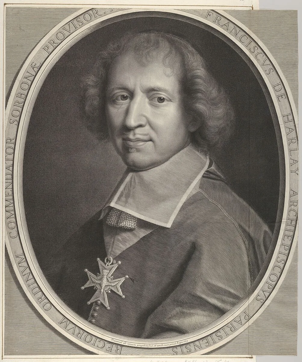 François de Harlay de Champvallon — Robert Nanteuil