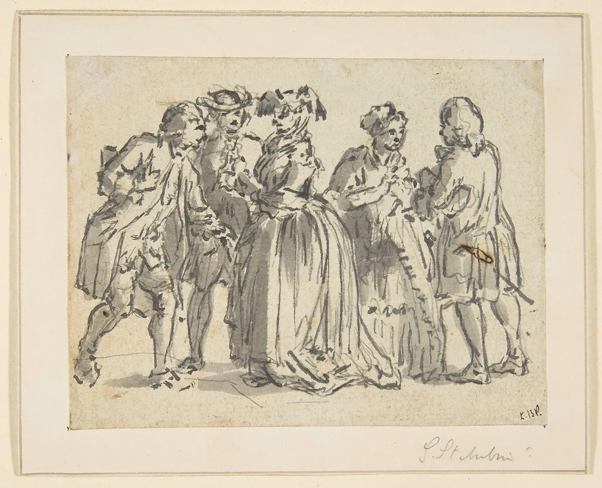 Figures — Anonymous, French, 18th century
