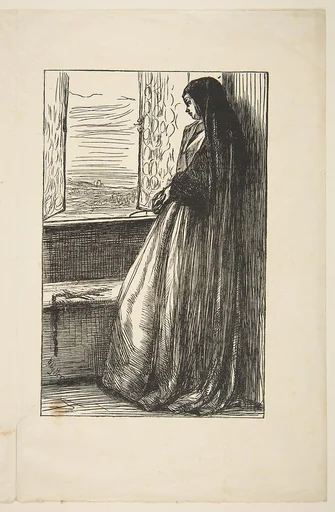 The Nun in "Count Burckhardt" (for "Once a Week," September 27, 1862)