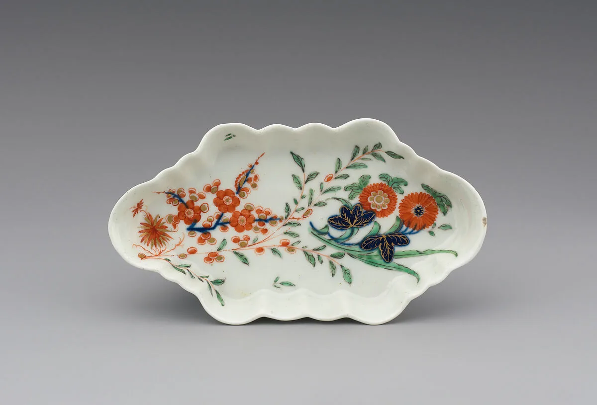 Spoon tray (part of a service) — Worcester factory