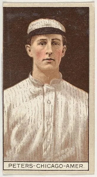 O.C. Peters, Chicago, American League, from the Brown Background series (T207) for the American Tobacco Company — American Tobacco Company