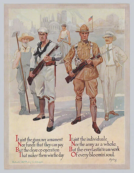 It ain't the guns, nor armament — Bookwalter-Ball Printing Co.
