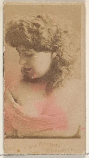 From the Actors and Actresses series (N45, Type 4) for Virginia Brights Cigarettes