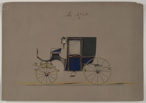 Design for Brougham, no. 3718
