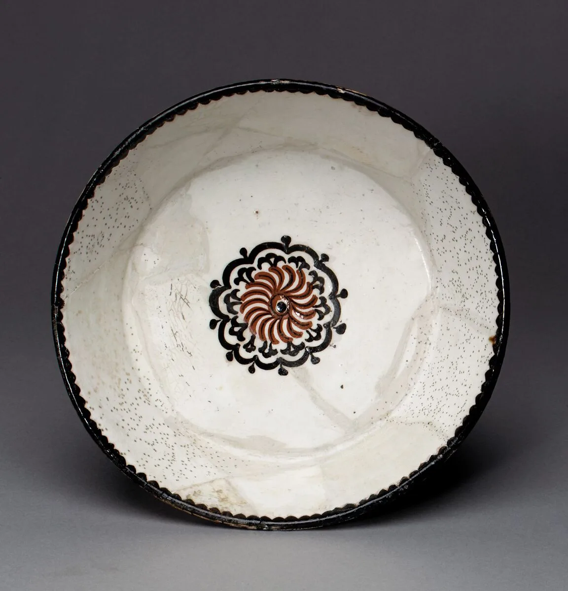 Bowl with Rosette — Unknown