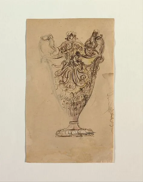 Design Drawing for Adams Vase — Tiffany & Co.