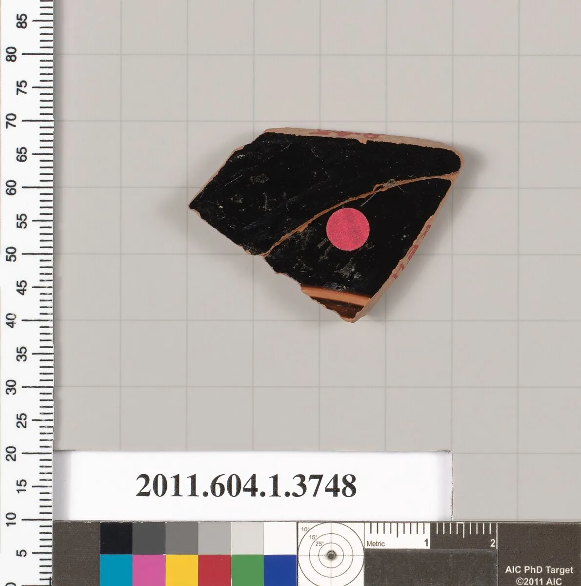 Terracotta fragment of a kylix (drinking cup) — Unknown