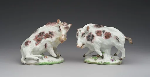 Pair of wild boars