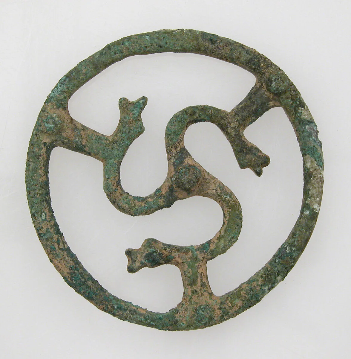 Openwork Belt Fitting with Serpent Design — Unknown