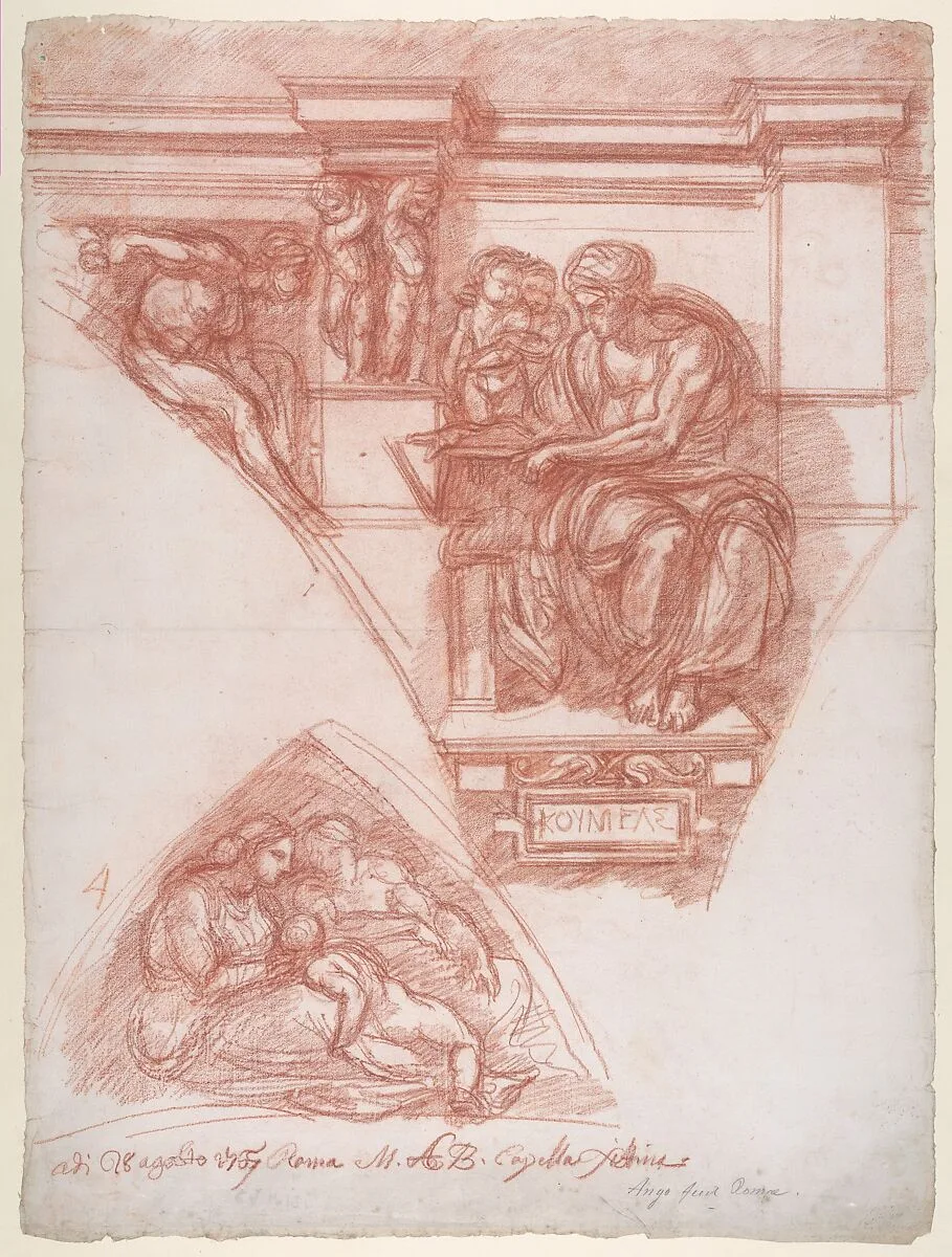 The Cumaean Sibyl (after Michelangelo) — Michelangelo Buonarroti|Jean Robert Ango