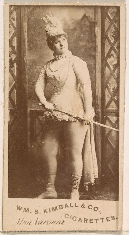 Mme. Varonia, from the Actresses series (N203) issued by Wm. S. Kimball & Co. — William S. Kimball & Company