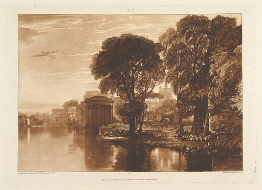 The Alcove, Isleworth (Liber Studiorum, part XIII, plate 63)