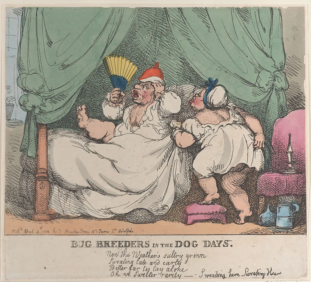 Bug Breeders in the Dog Days — Thomas Rowlandson