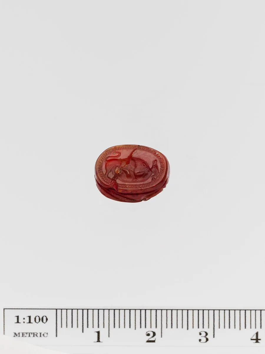 Carnelian scarab — Unknown