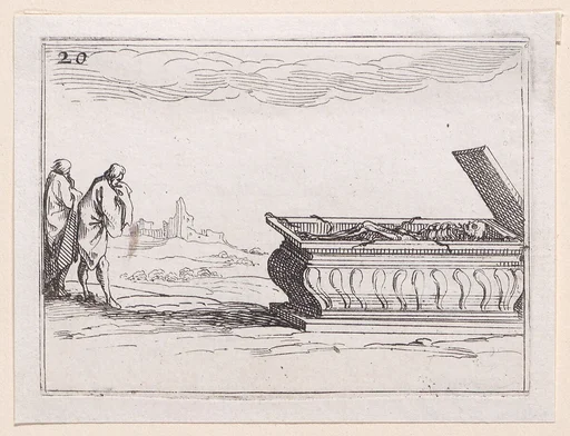 Le Tombeau (The Tomb), from Lux Claustri ou La Lumière du Cloitre (The Light of the Cloisters), plate 20