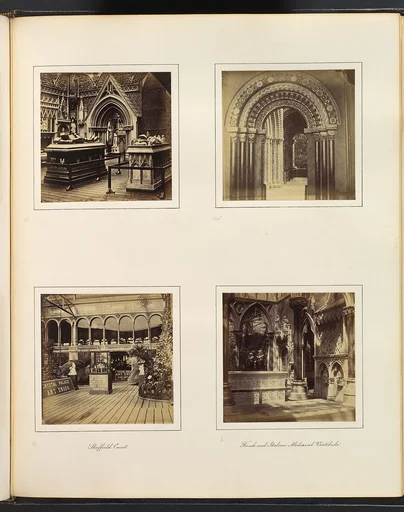 [Medieval Court; Entryway to Byzantine Court; Sheffield Court; French and Italian Mediaeval Vestibule]