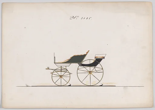 Design for Pony Phaeton, no. 3185