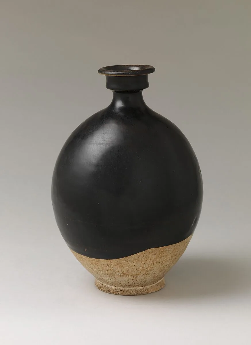 唐 黑釉陶瓶|Vase — Unknown