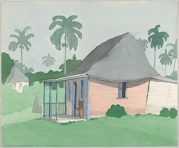 View in Havana Province 1956 — Emilio Sanchez