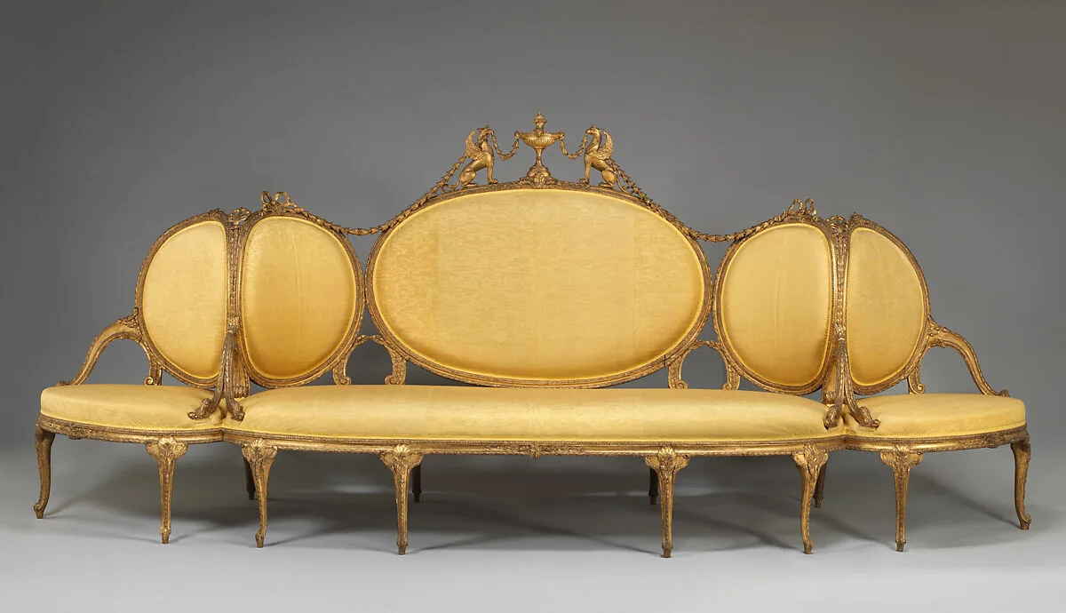 Settee (Confidante) (part of a set) — Unknown