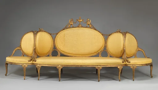 Settee (Confidante) (part of a set)