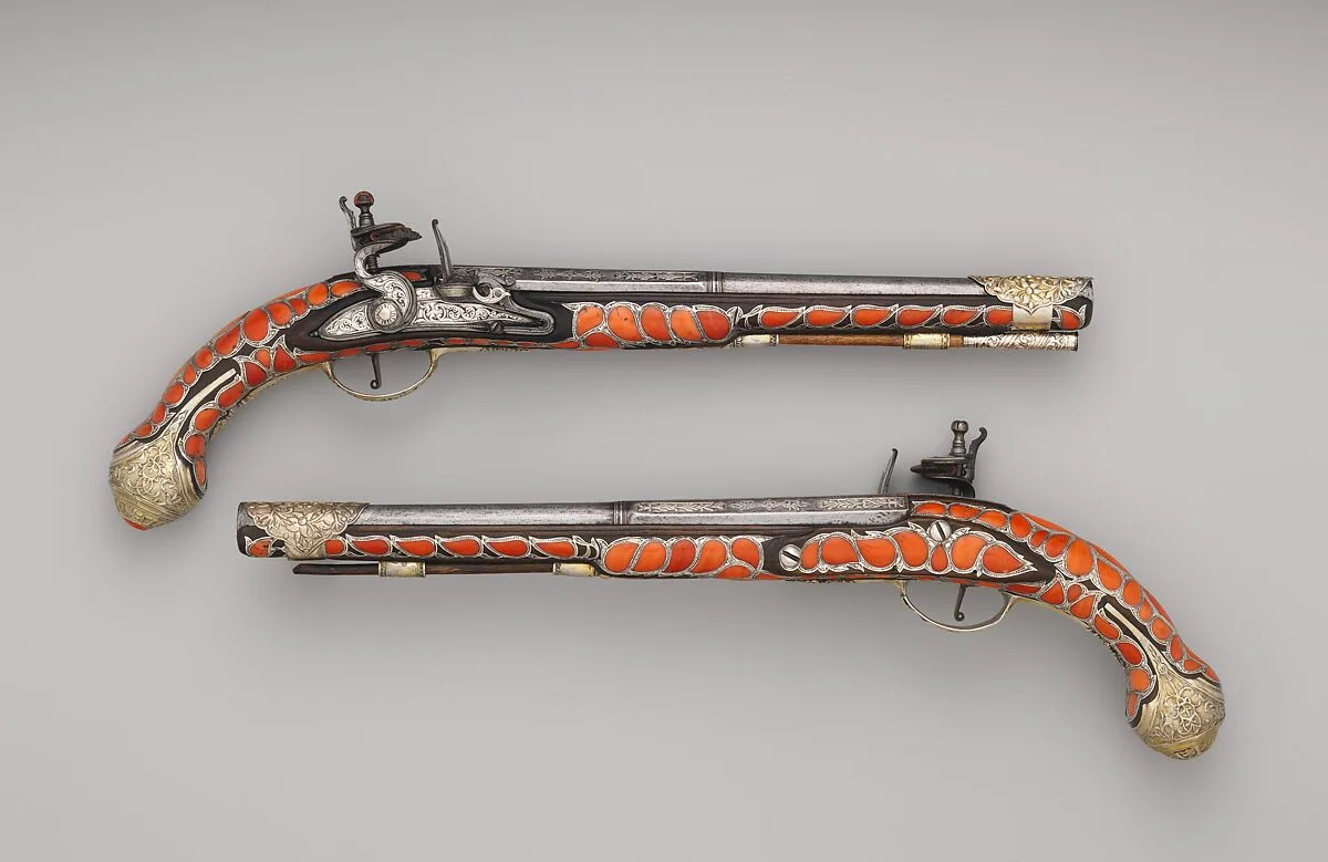 Pair of Flintlock Pistols — Unknown