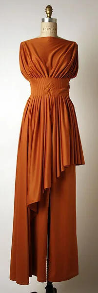 Evening pantsuit — Madame Grès (Germaine Émilie Krebs)