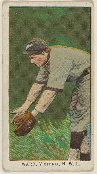 Ward, Victoria, Northwestern League, from the "Obak Baseball Players" set (T212), issued by the American Tobacco Company to promote Obak Mouthpiece Cigarettes — American Tobacco Company
