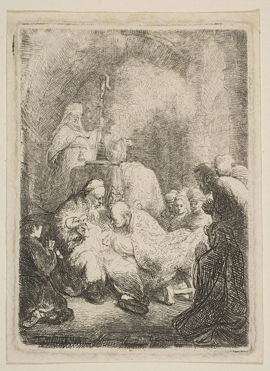 The Circumcision: Small Plate — Rembrandt (Rembrandt van Rijn)