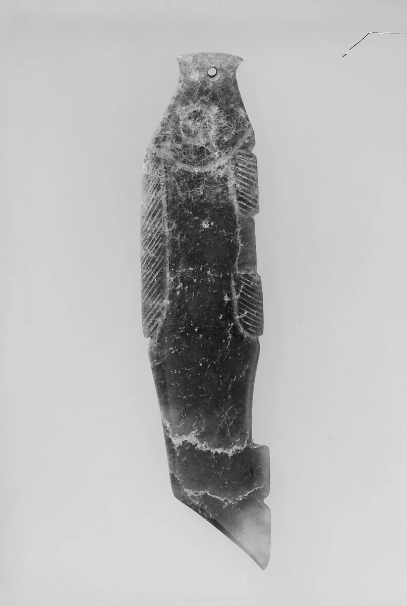 商至西周 玉鱼|Plaque in the shape of a fish — Unknown