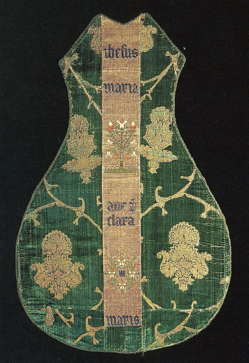Chasuble Front with an Orphrey Band — Unknown