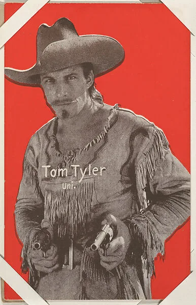 Tom Tyler from Western Stars or Scenes Exhibit Cards series (W412) — Unknown