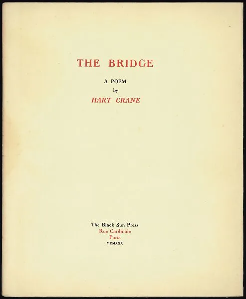 The Bridge — Walker Evans|Hart Crane