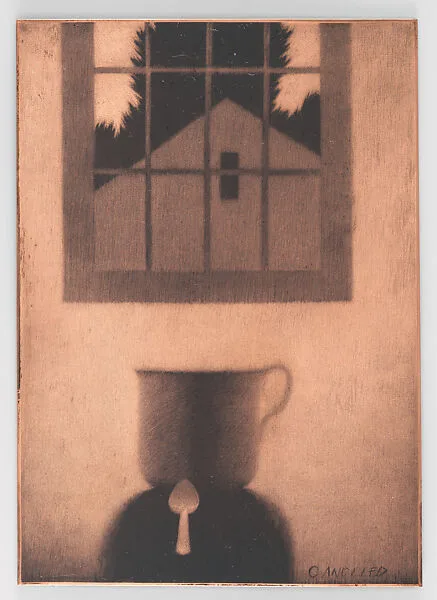Interior w/ cup, spoon, & window — Robert Kipniss