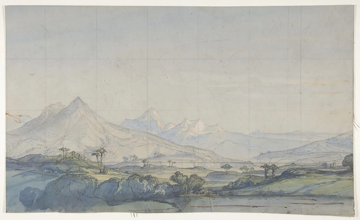 Design for a Stage Set at the Opéra, Paris — Eugène Cicéri
