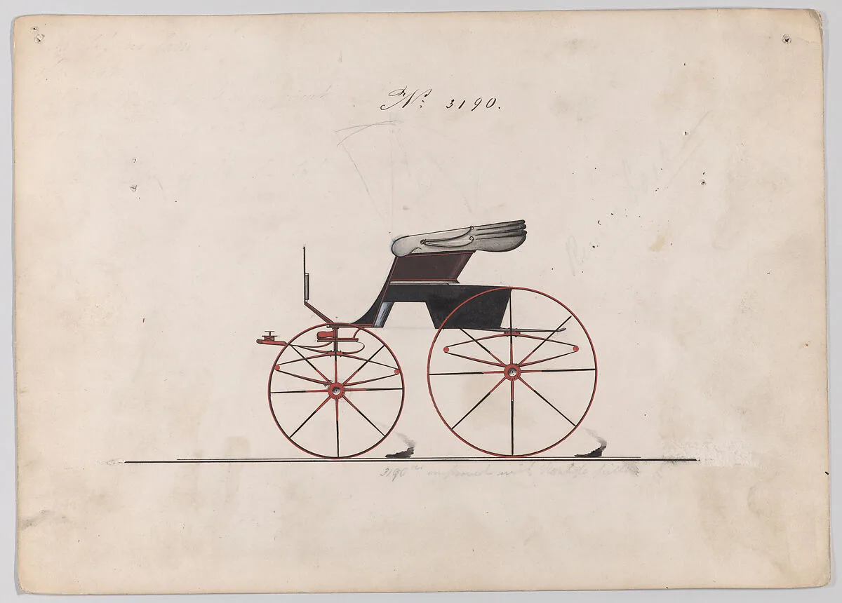 Design for Road Wagon, no. 3190 — Brewster & Co.