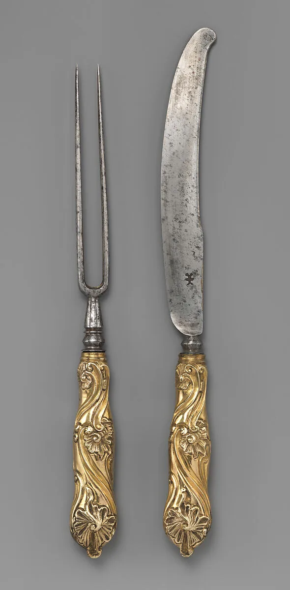 Table knife and fork — Unknown