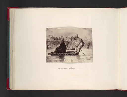 [Drawing or Painting of Winter Scene, Tientsin]