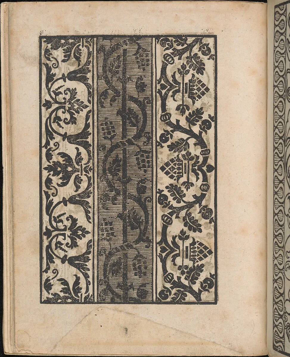 Ein new Modelbuch..., page 12 (verso) — Johann Schönsperger the Younger