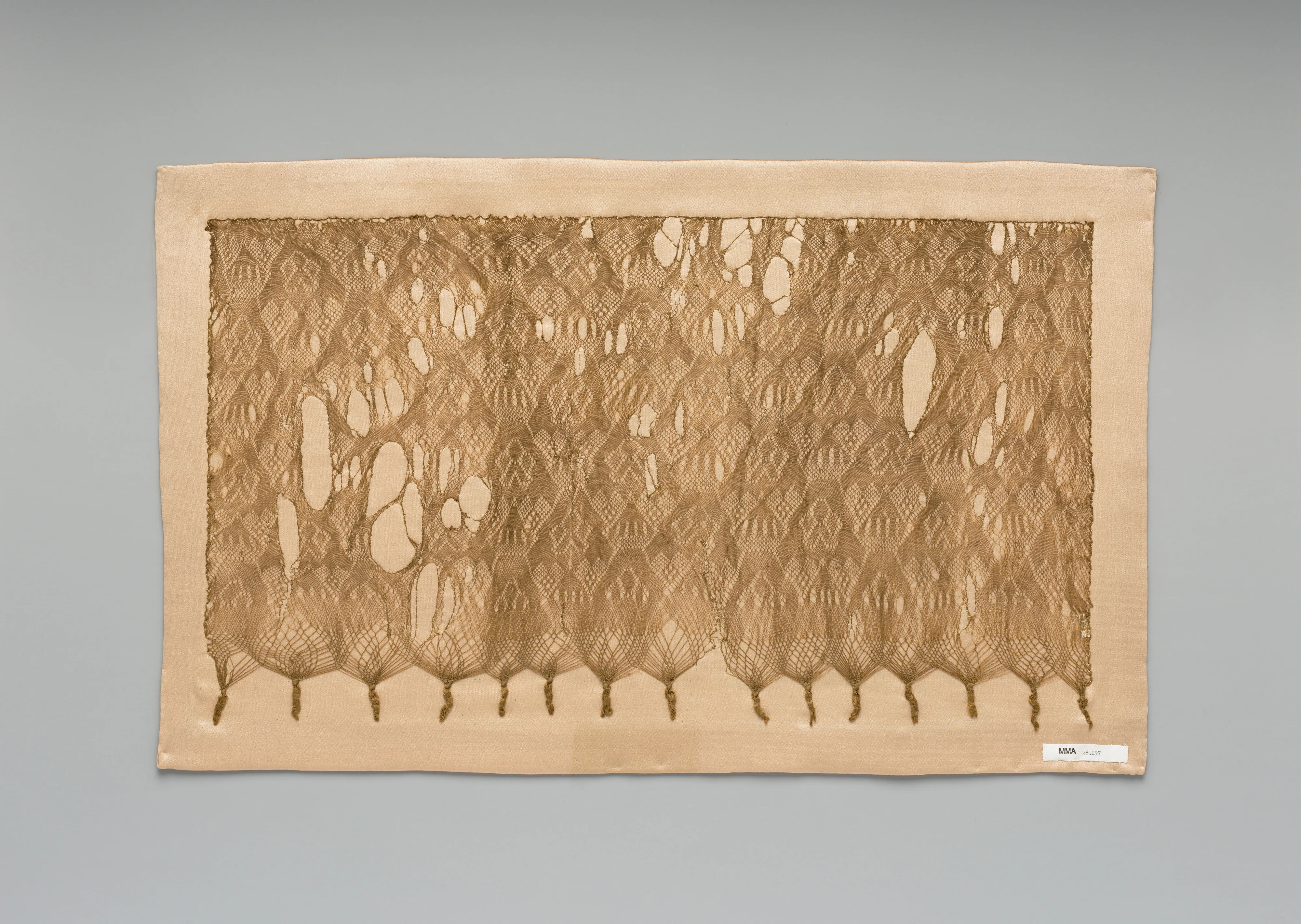 Fragment of Sprang Work — Unknown
