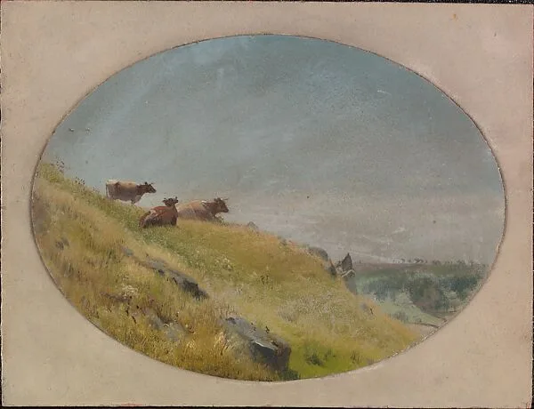 Landscape with Cows — Aaron Draper Shattuck