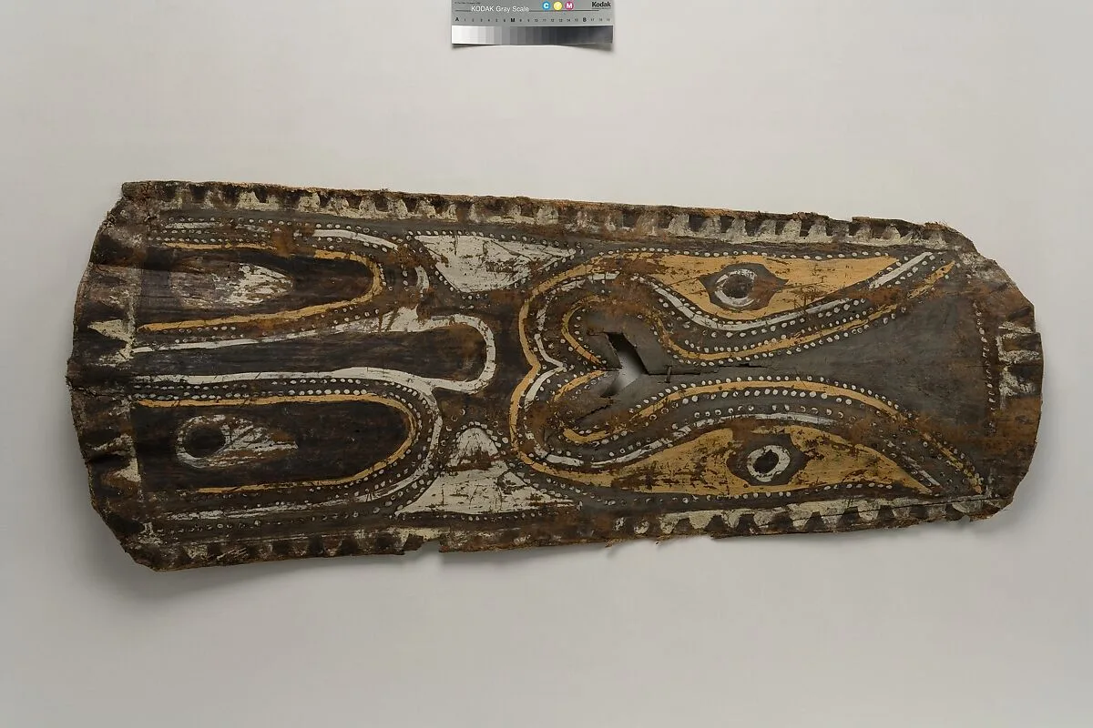 Painting from a Ceremonial House Ceiling — Daniel Kuraga|Artists of Mariwai Village