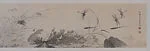 現代 余靜芝 倣錢選早秋圖 卷|Early Autumn after Qian Xuan