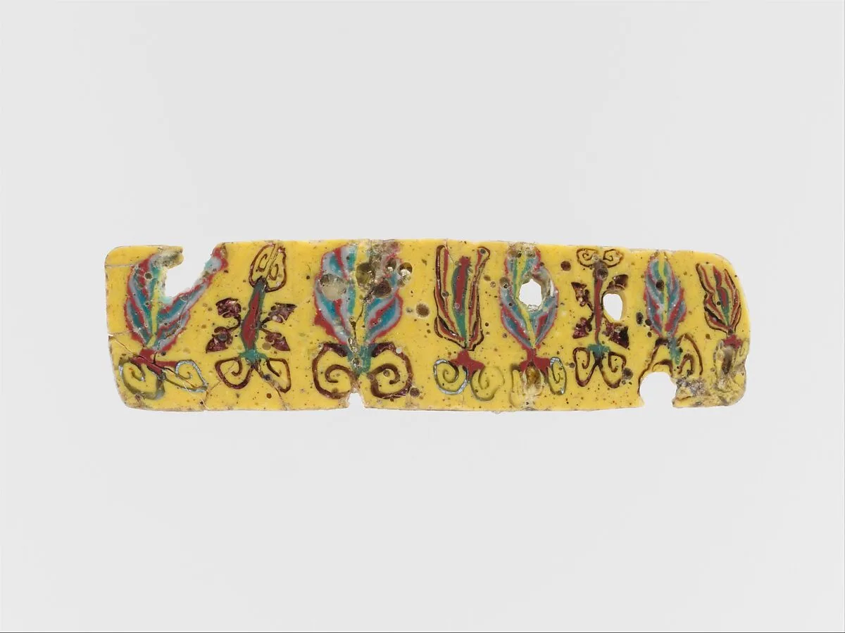 Glass mosaic inlay — Unknown